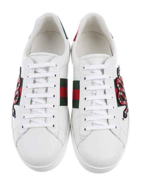 fisherman gucci ace snake|Gucci snake sneakers women's.